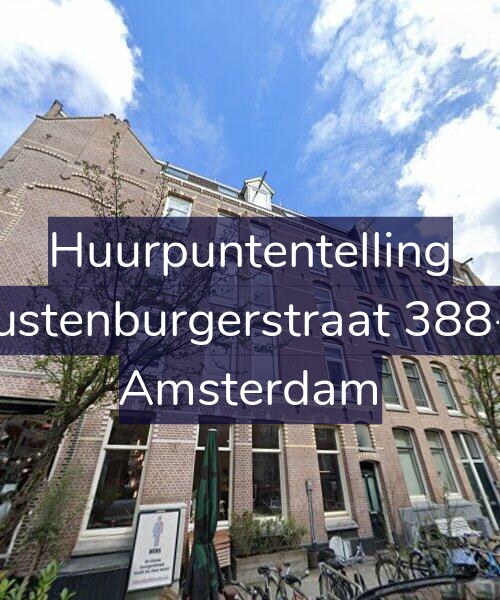 Foto gevel Huurpuntentelling voor Rustenburgerstraat 388-3, Amsterdam