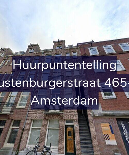 Foto gevel Huurpuntentelling voor Rustenburgerstraat 465-1, Amsterdam