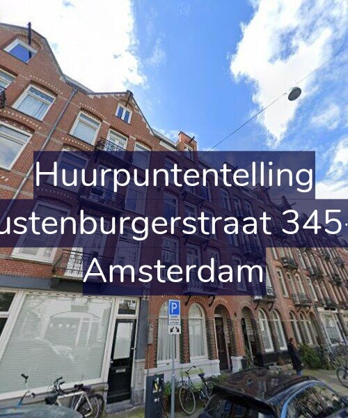 Foto gevel Huurpuntentelling voor Rustenburgerstraat 345-2, Amsterdam