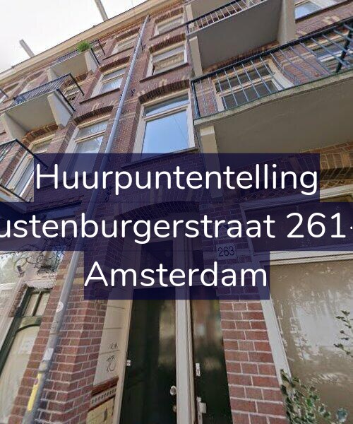 Foto gevel Huurpuntentelling voor Rustenburgerstraat 261-2, Amsterdam