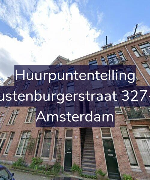 Foto gevel Huurpuntentelling voor Rustenburgerstraat 327-2, Amsterdam