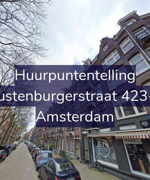 Foto gevel Huurpuntentelling voor Rustenburgerstraat 423-1, Amsterdam