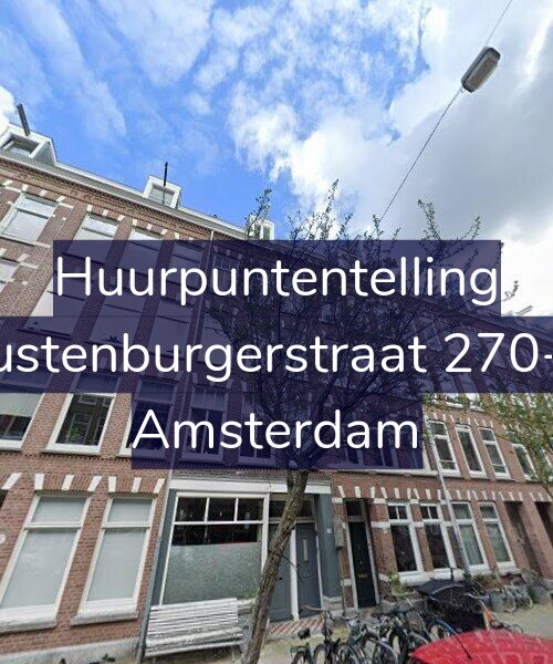 Foto gevel Huurpuntentelling voor Rustenburgerstraat 270-H, Amsterdam