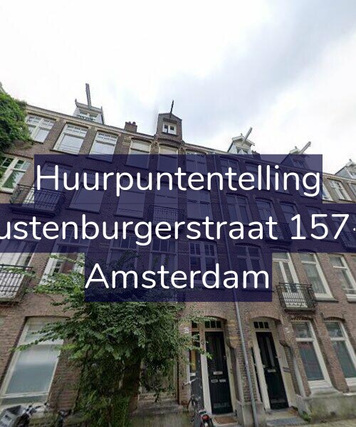 Foto gevel Huurpuntentelling voor Rustenburgerstraat 157-1, Amsterdam