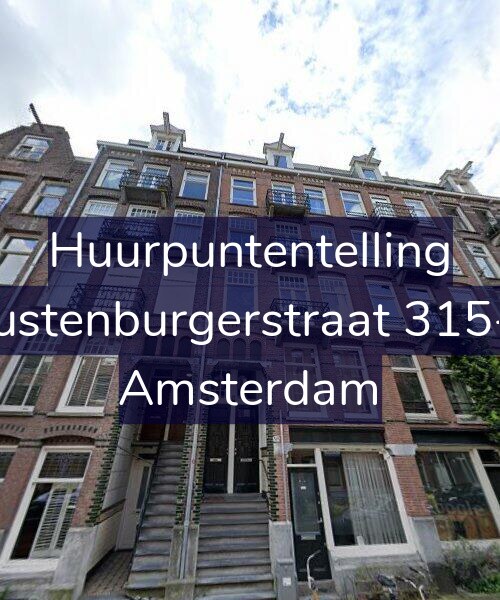 Foto gevel Huurpuntentelling voor Rustenburgerstraat 315-3, Amsterdam