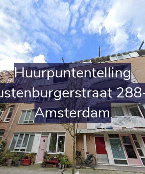 Foto gevel Huurpuntentelling voor Rustenburgerstraat 288-A, Amsterdam