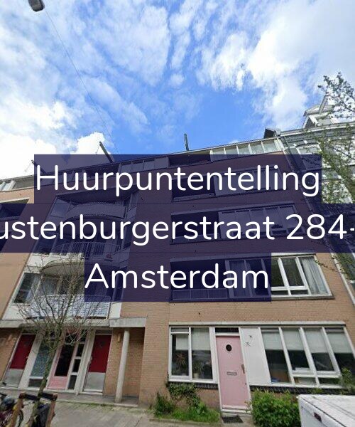 Foto gevel Huurpuntentelling voor Rustenburgerstraat 284-D, Amsterdam