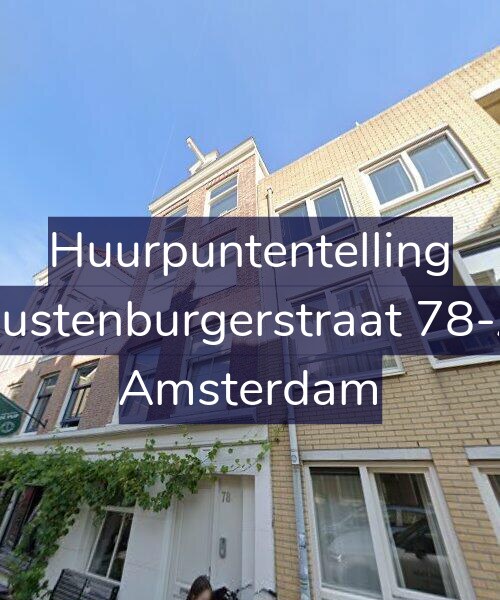 Foto gevel Huurpuntentelling voor Rustenburgerstraat 78-A, Amsterdam