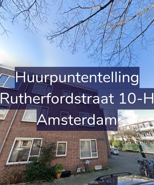 Foto gevel Huurpuntentelling voor Rutherfordstraat 10-H, Amsterdam