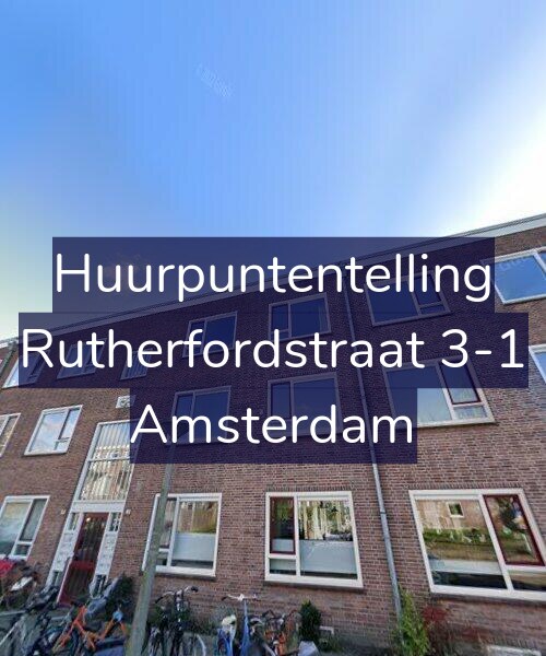 Foto gevel Huurpuntentelling voor Rutherfordstraat 3-1, Amsterdam