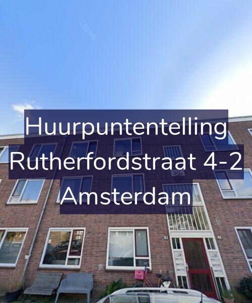 Foto gevel Huurpuntentelling voor Rutherfordstraat 4-2, Amsterdam
