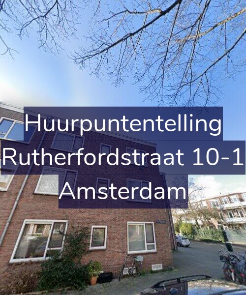 Foto gevel Huurpuntentelling voor Rutherfordstraat 10-1, Amsterdam
