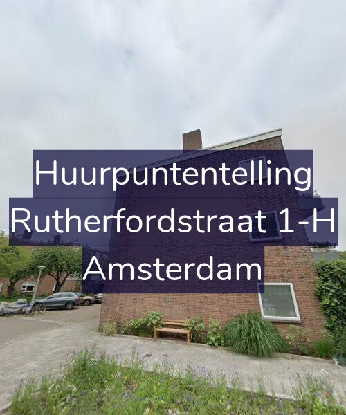 Foto gevel Huurpuntentelling voor Rutherfordstraat 1-H, Amsterdam