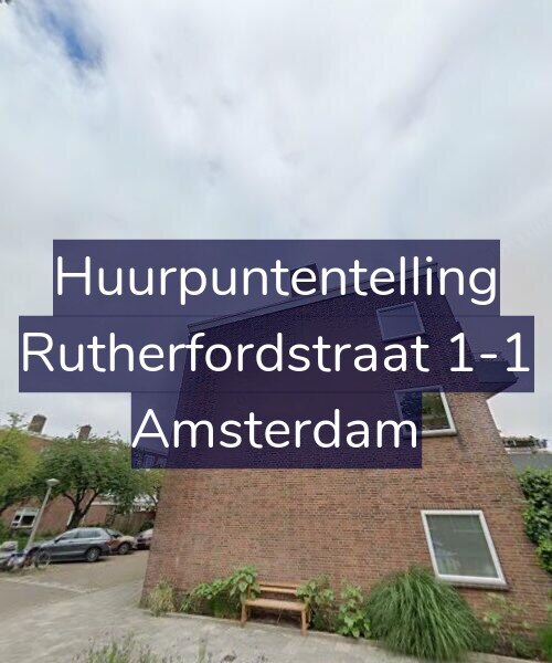 Foto gevel Huurpuntentelling voor Rutherfordstraat 1-1, Amsterdam