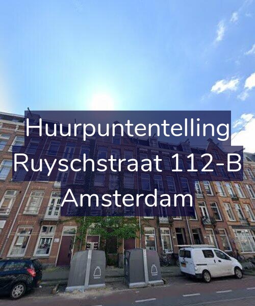Foto gevel Huurpuntentelling voor Ruyschstraat 112-B, Amsterdam