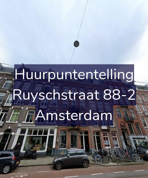 Foto gevel Huurpuntentelling voor Ruyschstraat 88-2, Amsterdam