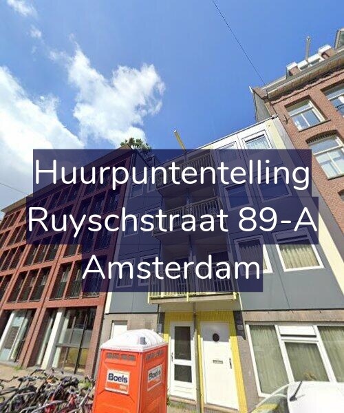 Foto gevel Huurpuntentelling voor Ruyschstraat 89-A, Amsterdam