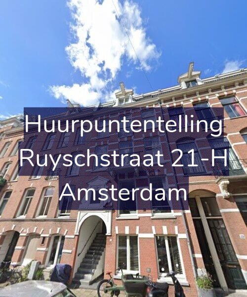 Foto gevel Huurpuntentelling voor Ruyschstraat 21-H, Amsterdam