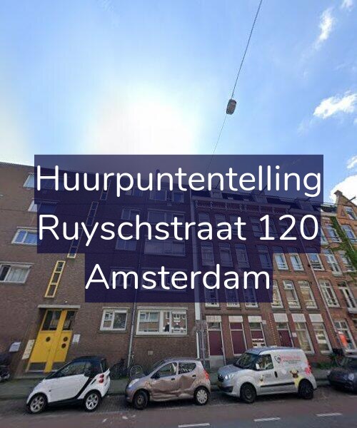Foto gevel Huurpuntentelling voor Ruyschstraat 120, Amsterdam
