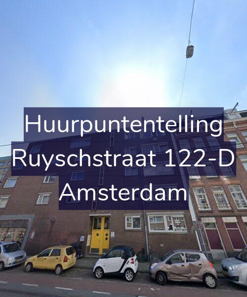 Foto gevel Huurpuntentelling voor Ruyschstraat 122-D, Amsterdam