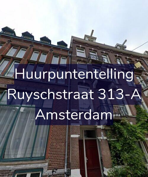 Foto gevel Huurpuntentelling voor Ruyschstraat 313-A, Amsterdam