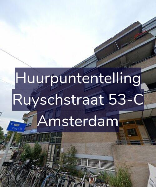Foto gevel Huurpuntentelling voor Ruyschstraat 53-C, Amsterdam