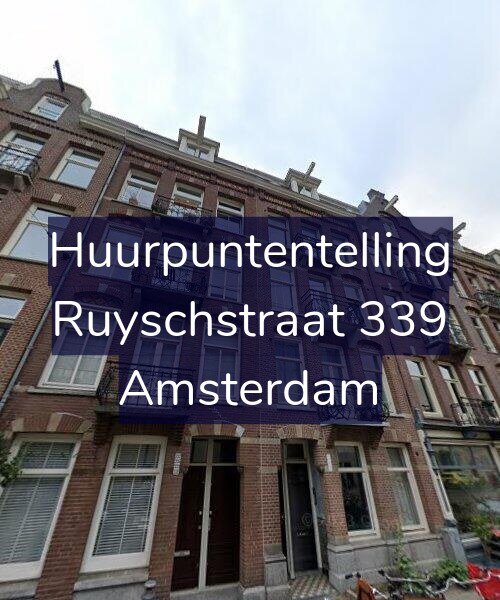 Foto gevel Huurpuntentelling voor Ruyschstraat 339, Amsterdam
