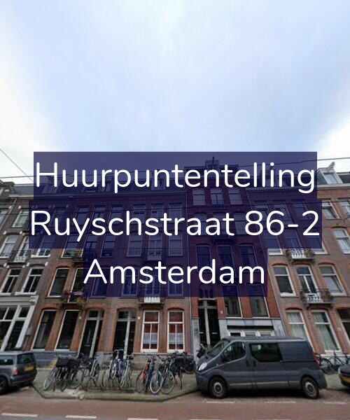 Foto gevel Huurpuntentelling voor Ruyschstraat 86-2, Amsterdam