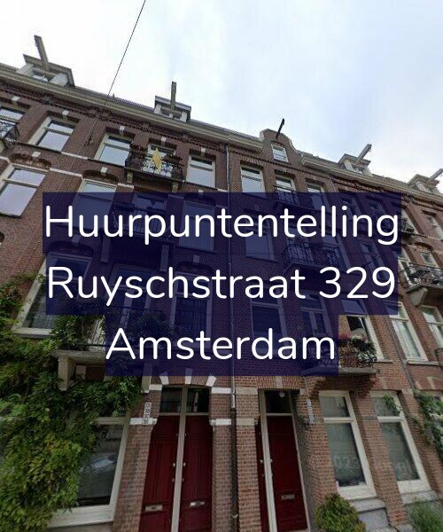 Foto gevel Huurpuntentelling voor Ruyschstraat 329, Amsterdam