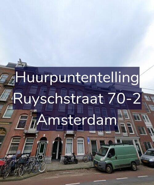 Foto gevel Huurpuntentelling voor Ruyschstraat 70-2, Amsterdam