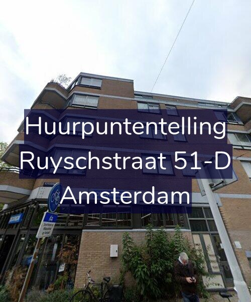Foto gevel Huurpuntentelling voor Ruyschstraat 51-D, Amsterdam