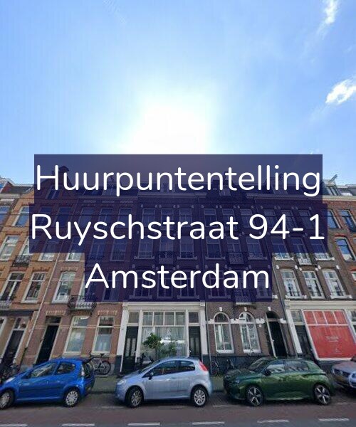 Foto gevel Huurpuntentelling voor Ruyschstraat 94-1, Amsterdam