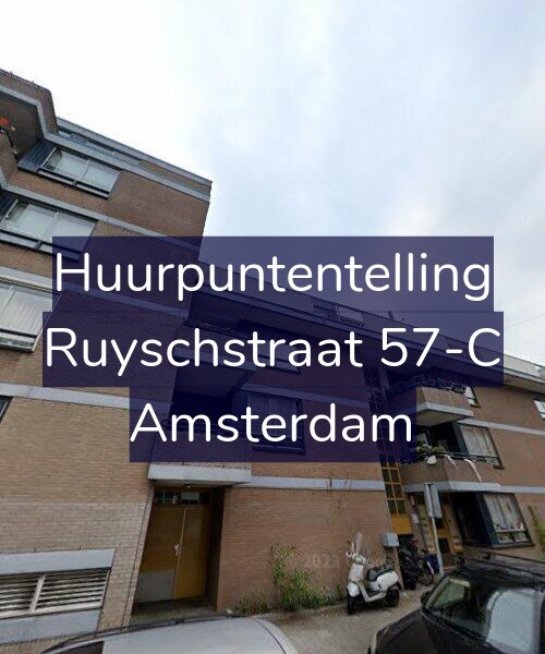 Foto gevel Huurpuntentelling voor Ruyschstraat 57-C, Amsterdam