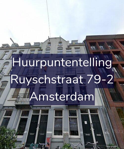 Foto gevel Huurpuntentelling voor Ruyschstraat 79-2, Amsterdam