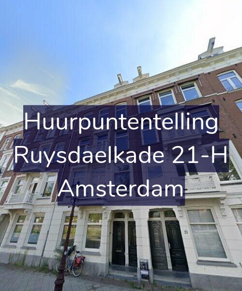 Foto gevel Huurpuntentelling voor Ruysdaelkade 21-H, Amsterdam