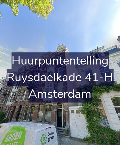 Foto gevel Huurpuntentelling voor Ruysdaelkade 41-H, Amsterdam