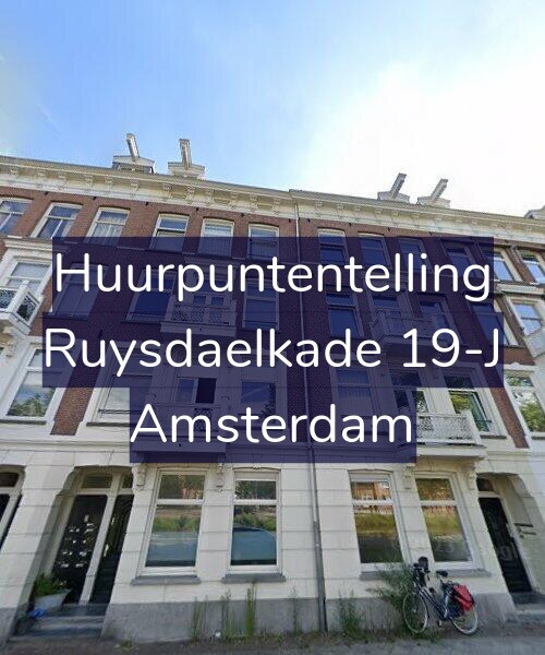 Foto gevel Huurpuntentelling voor Ruysdaelkade 19-J, Amsterdam