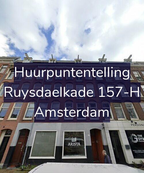 Foto gevel Huurpuntentelling voor Ruysdaelkade 157-H, Amsterdam