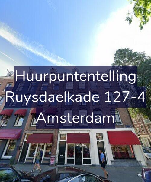 Foto gevel Huurpuntentelling voor Ruysdaelkade 127-4, Amsterdam