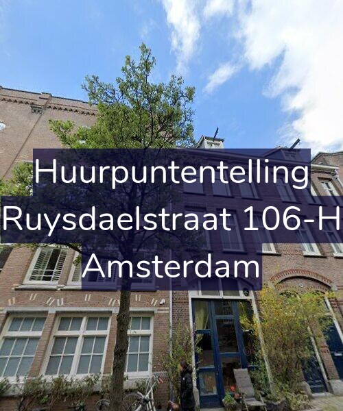 Foto gevel Huurpuntentelling voor Ruysdaelstraat 106-H, Amsterdam