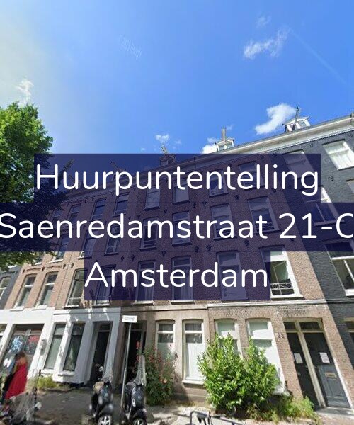Foto gevel Huurpuntentelling voor Saenredamstraat 21-C, Amsterdam