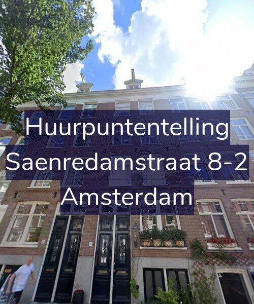 Foto gevel Huurpuntentelling voor Saenredamstraat 8-2, Amsterdam