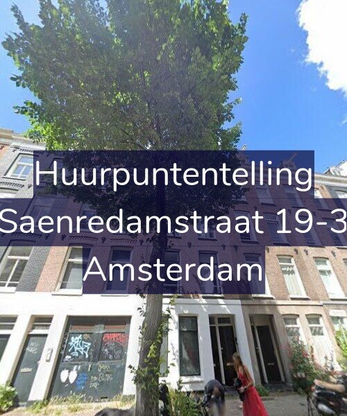 Foto gevel Huurpuntentelling voor Saenredamstraat 19-3, Amsterdam