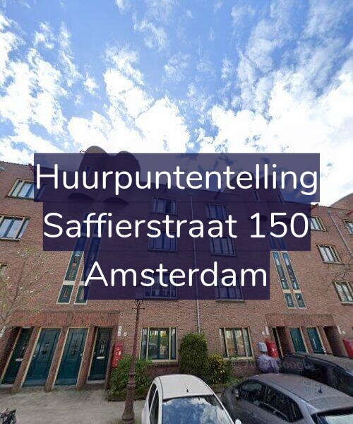 Foto gevel Huurpuntentelling voor Saffierstraat 150, Amsterdam