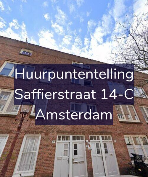 Foto gevel Huurpuntentelling voor Saffierstraat 14-C, Amsterdam