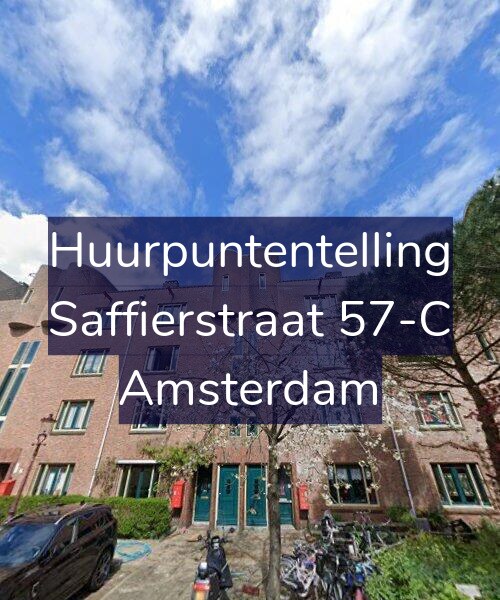 Foto gevel Huurpuntentelling voor Saffierstraat 57-C, Amsterdam