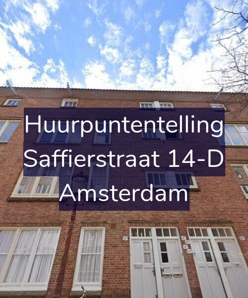 Foto gevel Huurpuntentelling voor Saffierstraat 14-D, Amsterdam