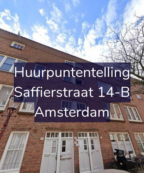 Foto gevel Huurpuntentelling voor Saffierstraat 14-B, Amsterdam