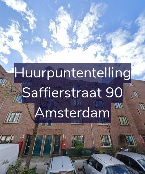 Foto gevel Huurpuntentelling voor Saffierstraat 90, Amsterdam