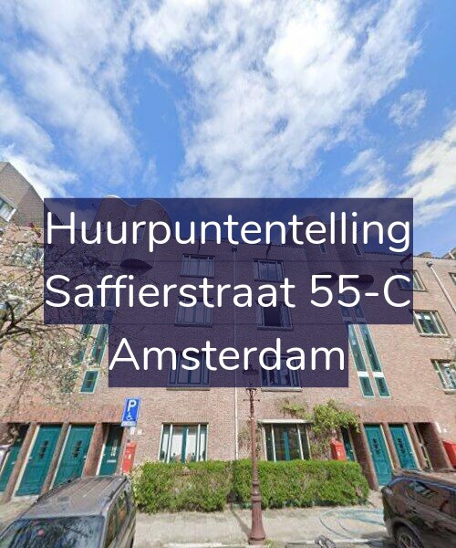 Foto gevel Huurpuntentelling voor Saffierstraat 55-C, Amsterdam